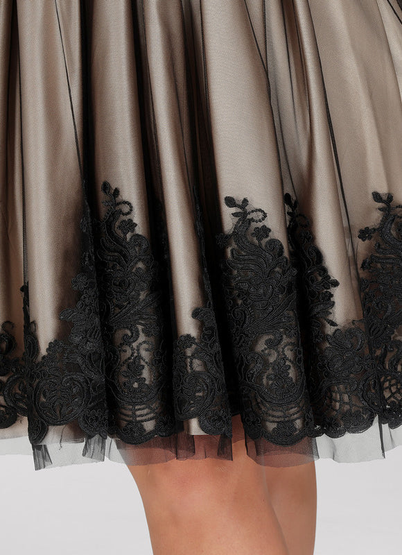 Robe Cocktail Élégante À Broderies-317 - gallery 6