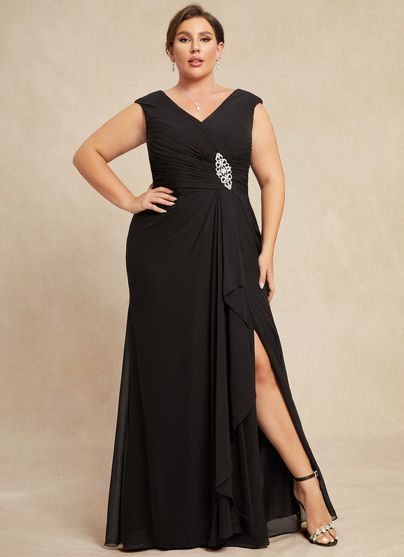 Robe Élégante À Fente Chic - gallery 7