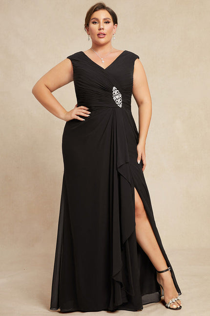 Robe Élégante À Fente Chic - gallery 7