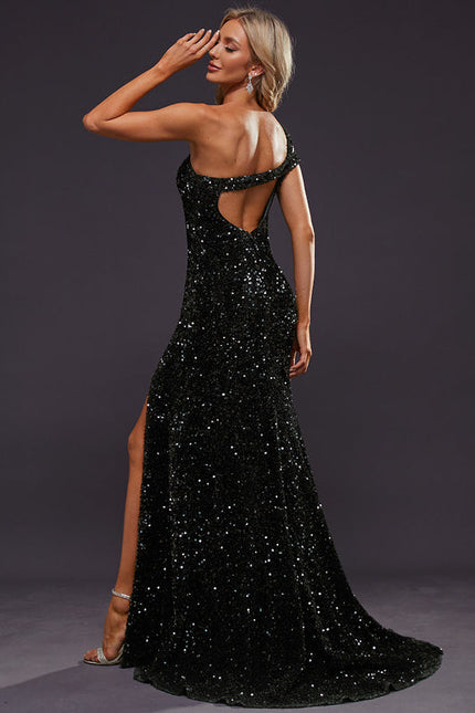 Robe Noire Luxe Pailletée - gallery 2