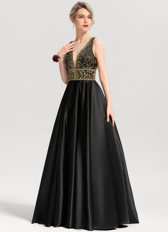 Robe De Bal Élégante À Sequins - gallery 2