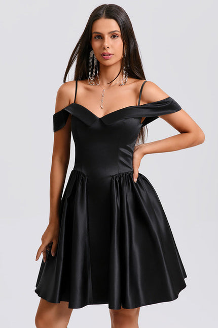 Robe Trapèze Noire - gallery 4