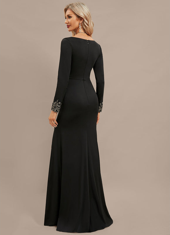 Robe Sirène Élégante À Fente - gallery 6