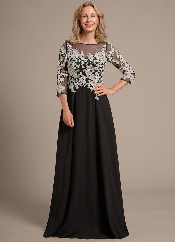 Robe Noire Luxe Dentelle - gallery 2