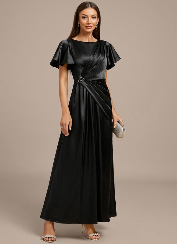 Robe Noir Mariage Élégante