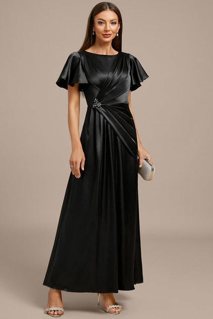 Robe Noir Mariage Élégante