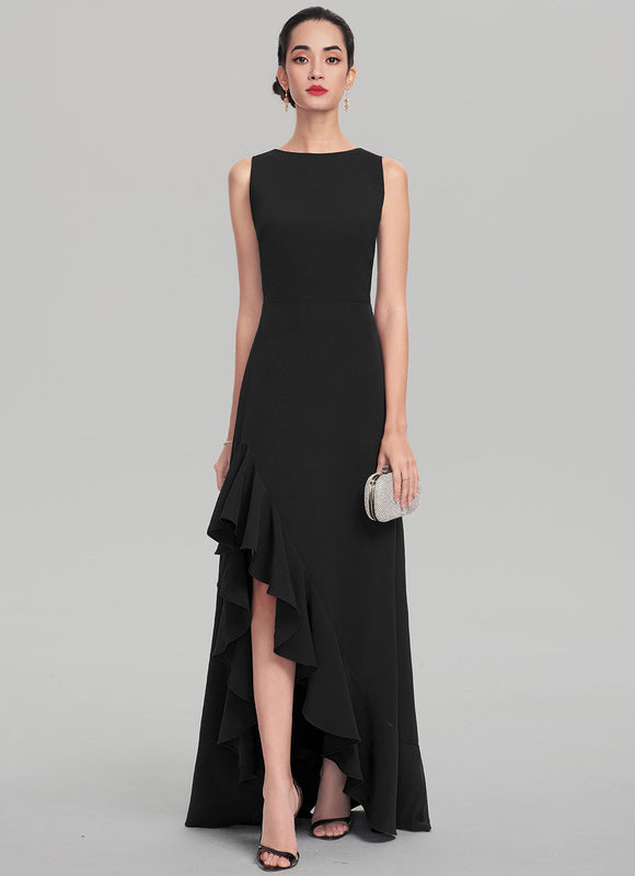 Robe Soirée Chic À Volants-316