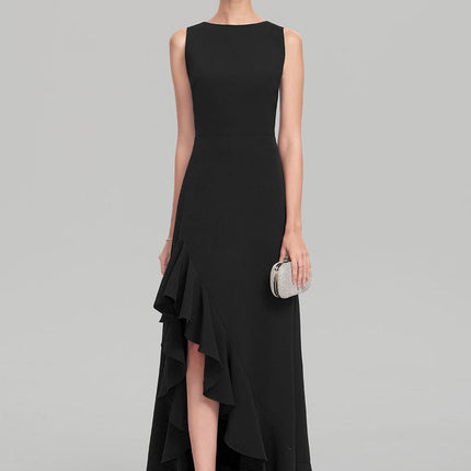 Robe Soirée Chic À Volants-316