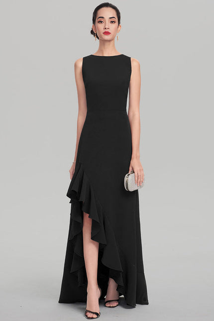 Robe Soirée Chic À Volants-316