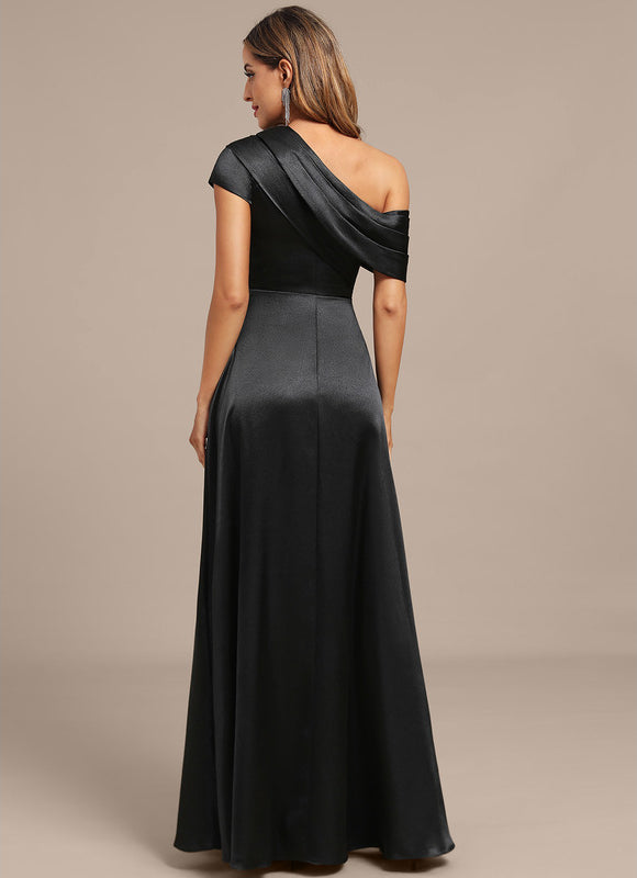 Robe Longue Noir Manche Courte - gallery 6