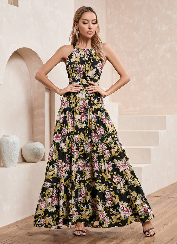 Robe Longue Noir Boheme - gallery 3