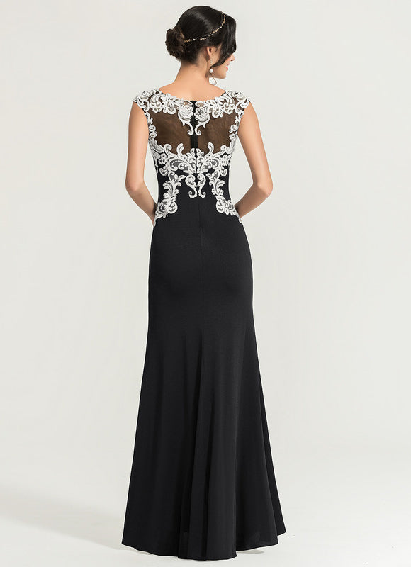 Robe Fourreau Élégante À Broderies - gallery 1