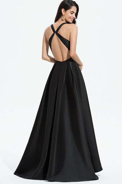 Robe De Demoiselle D'Honneur Noir - gallery 4