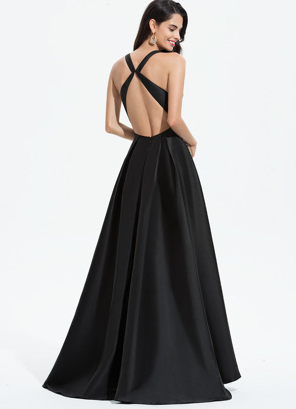 Robe De Demoiselle D'Honneur Noir - gallery 4