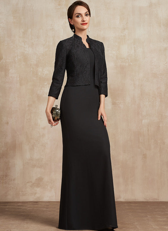 Robe Élégante Avec Boléro Noir - gallery 3