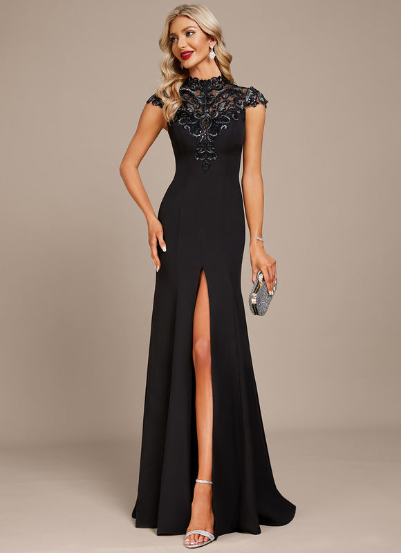 Robe Fourreau Élégante À Fente - gallery 2