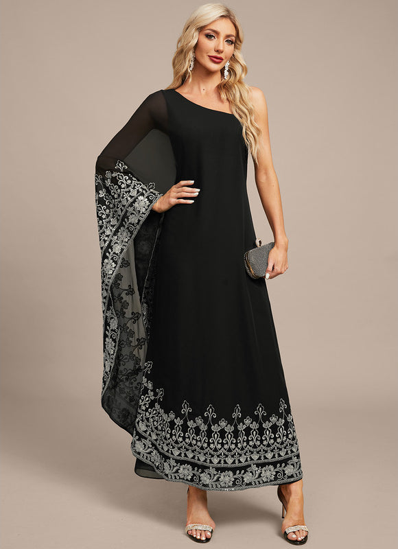 Robe Asymétrique Chic Noire