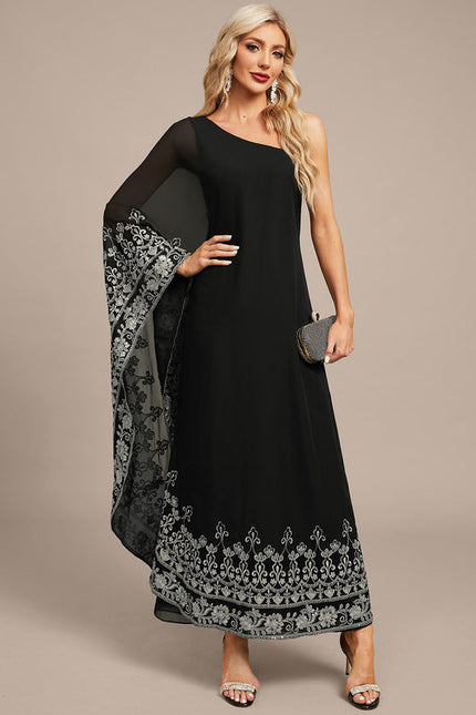 Robe Asymétrique Chic Noire