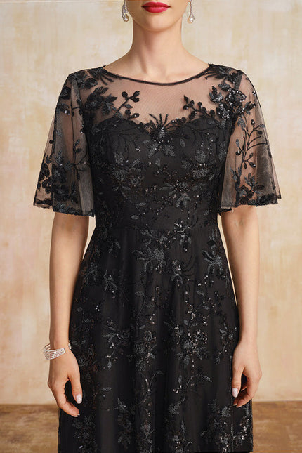 Robe Demoiselle D'Honneur Noire - gallery 6