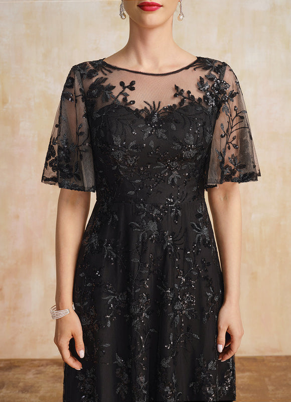 Robe Demoiselle D'Honneur Noire - gallery 6