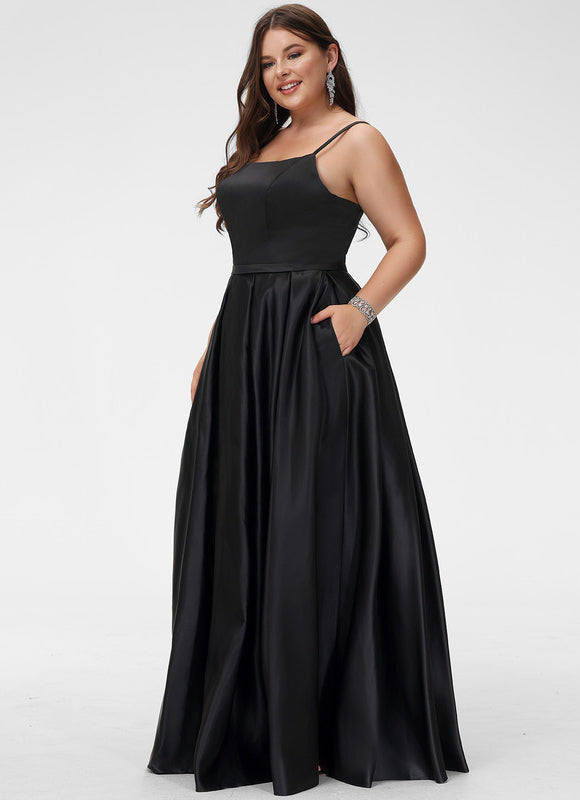 Robe Satinée Élégante Fendue - gallery 7
