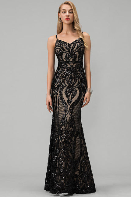 Robe Sirène Élégante À Paillettes - gallery 2